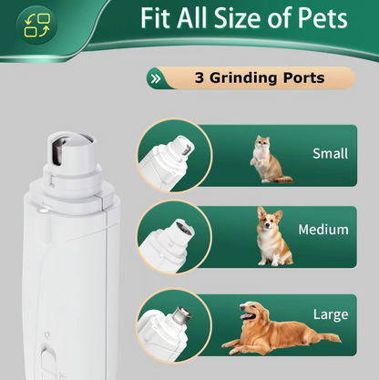 NailNuzzle 2 in 1 LED Nail Clipper and Grdinder