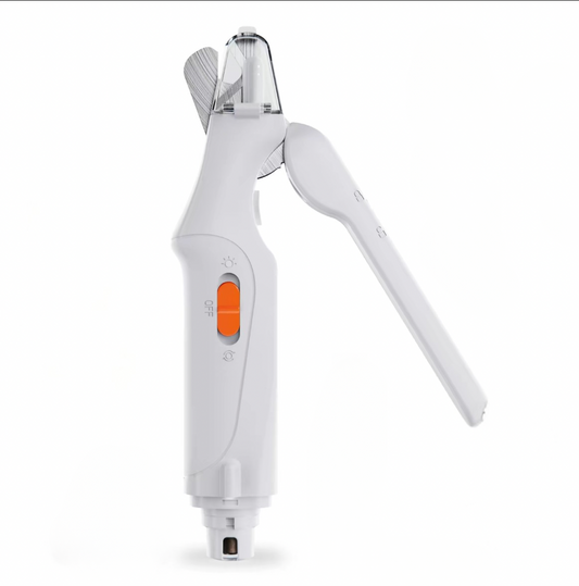 NailNuzzle 2 in 1 LED Nail Clipper and Grdinder